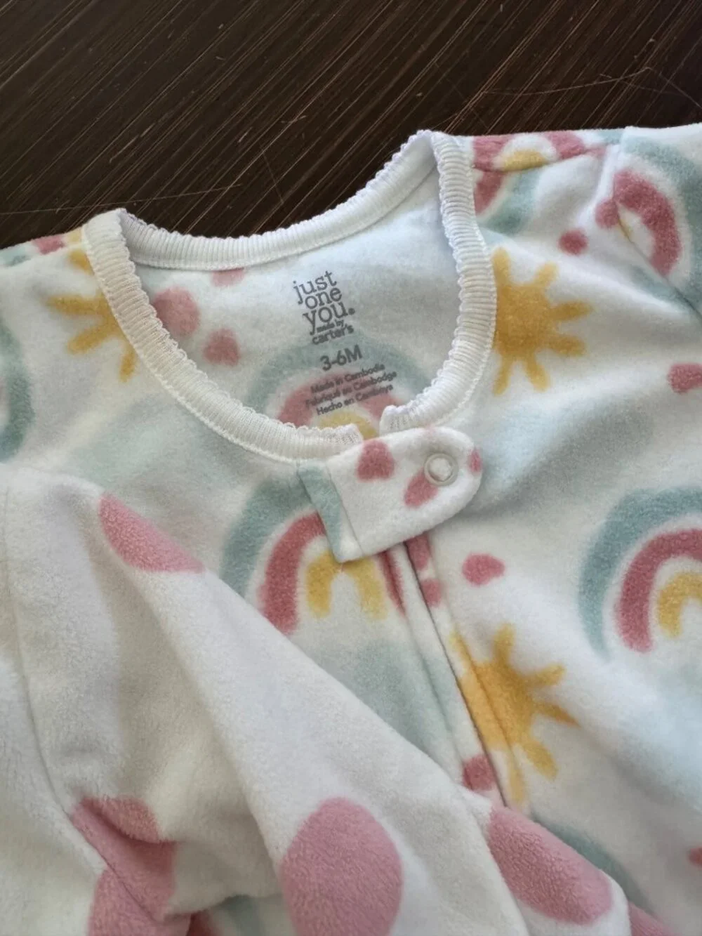 Carter’s Baby Girl Sleep Sack Bundle 0-3 Months Pink Bunny & Bear Fleece Wearabl